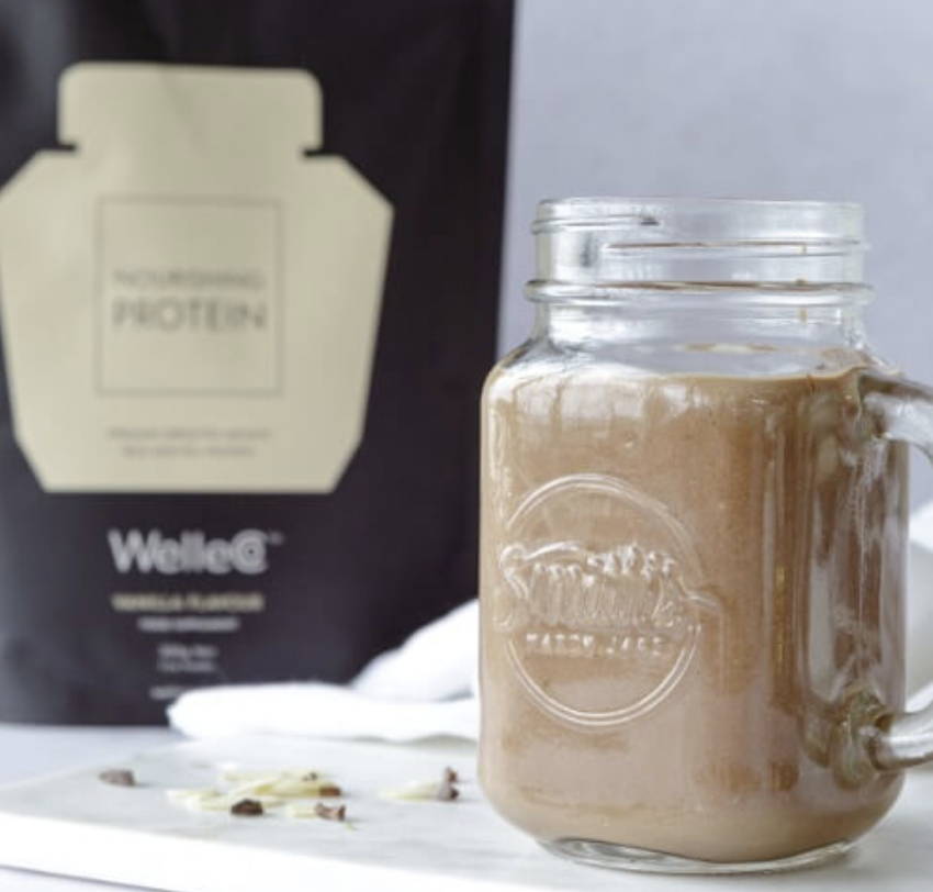 Almond Cacao and Banana Smoothie