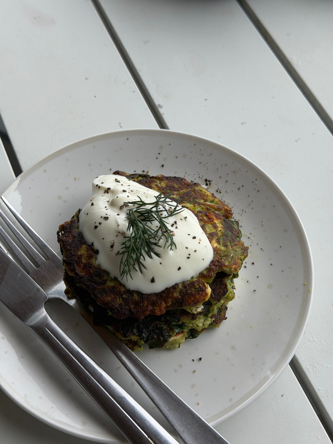 Greens Zucchini Fritters