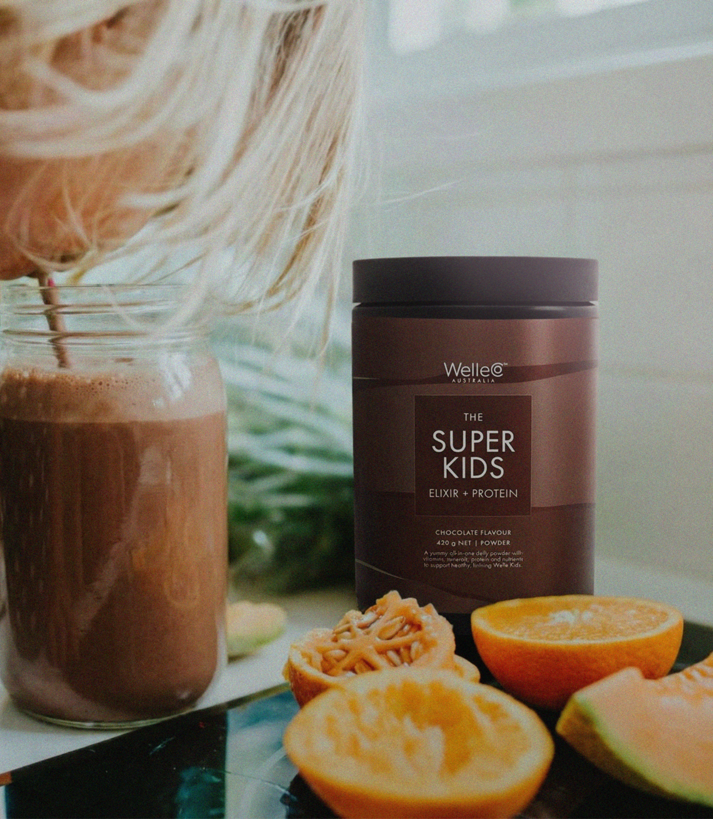 Kids superfood protein powder supplements
