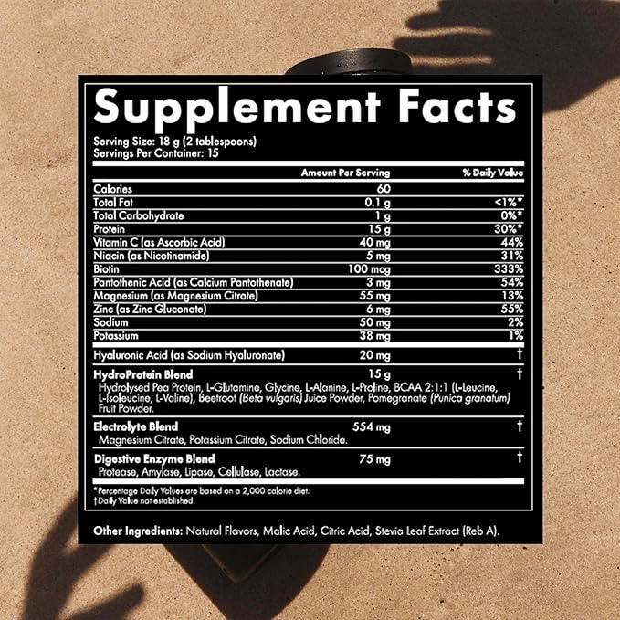 The HydroProtein Elixir