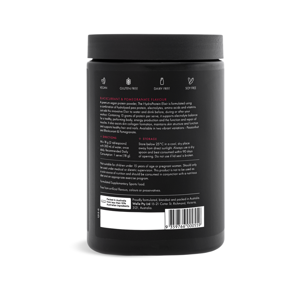 The HydroProtein Elixir