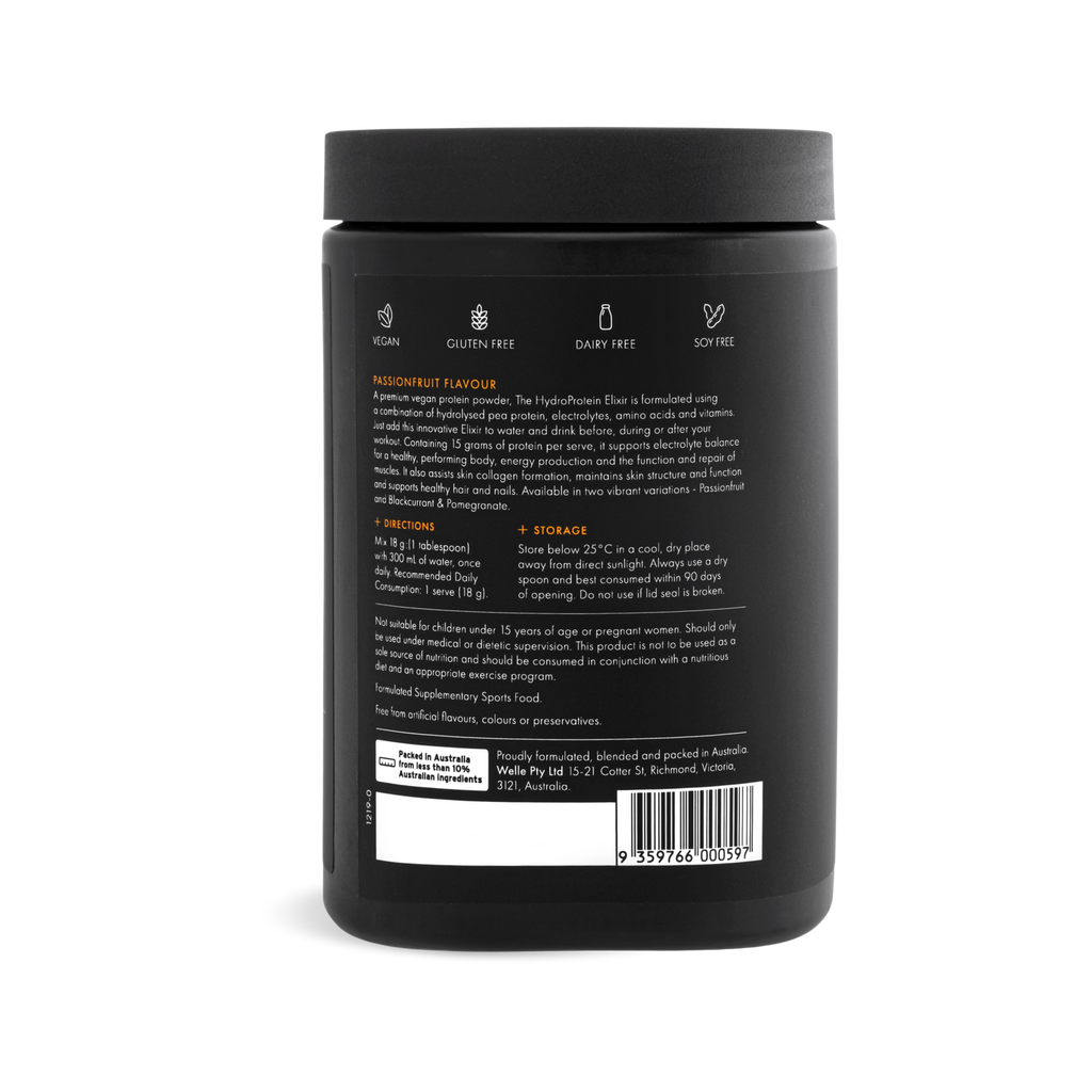 The HydroProtein Elixir